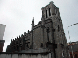 St. James`s Church at Thomas Street, viewed from the sightseeing bus