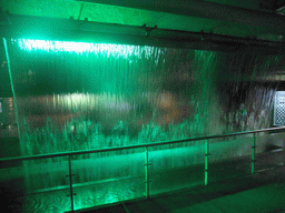Waterfall at the lower floor of the Guinness Storehouse