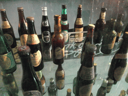 Bottles at the second floor of the Guinness Storehouse