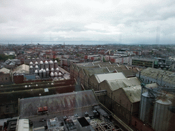 The city center, viewed from the Gravity Bar at the top floor of the Guinness Storehouse