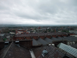 The south side of the city, viewed from the Gravity Bar at the top floor of the Guinness Storehouse