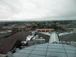 The south side of the city, viewed from the Gravity Bar at the top floor of the Guinness Storehouse