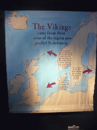 Explanation on the origins of the Vikings, in Dublinia