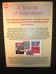 Explanation on the influence of the Vikings on literature and cinema, in Dublinia