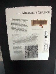 Explanation on St. Michael`s Church, in Dublinia