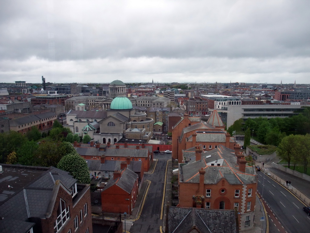 The Church of the Immaculate Conception and the Supreme Court of Ireland, viewed from the tower of St. Michael`s Church