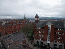 Nicholas Street, the Cornmarket building and St Patrick`s Cathedral, viewed from the tower of St. Michael`s Church