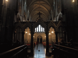 The choir and nave of Christ Church Cathedral