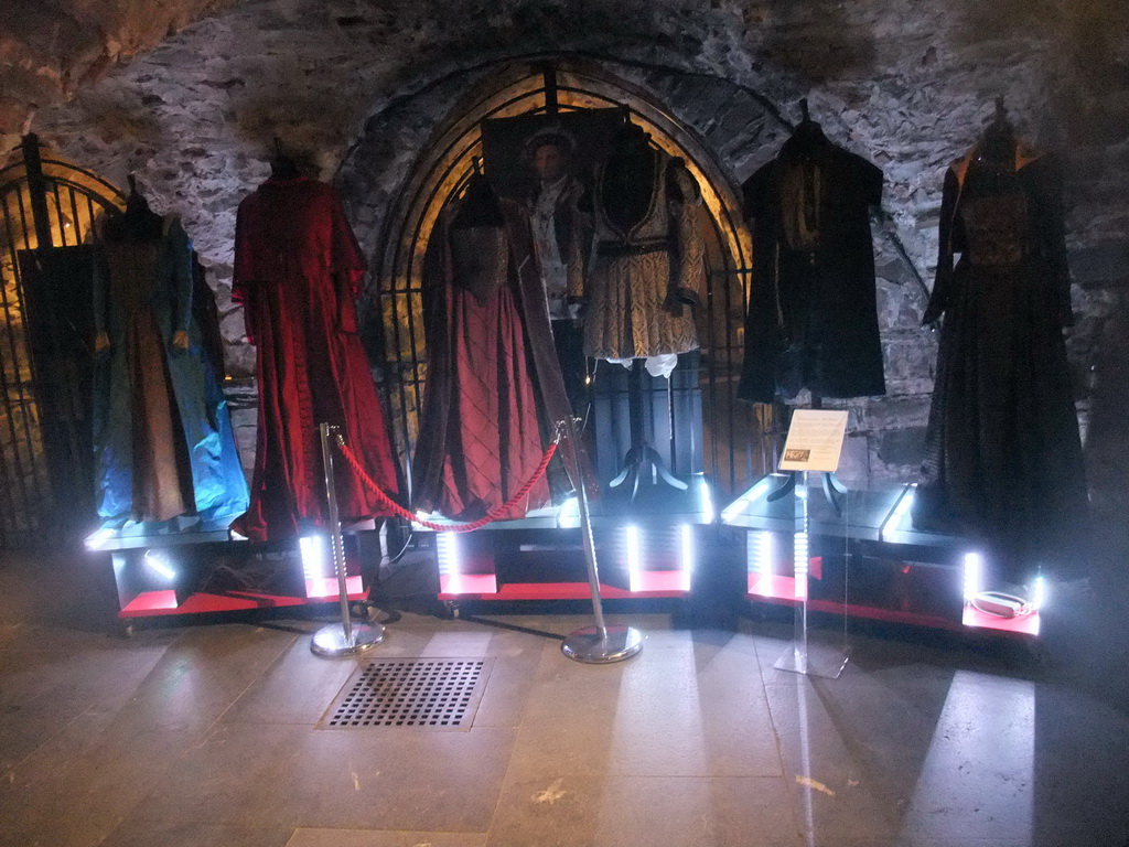 Customes from `The Tudors`, in the Crypt of Christ Church Cathedral