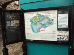 Map of Dublin Castle at the Place Street Gate