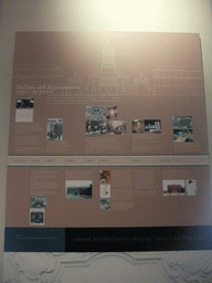 Explanation on the decline and rejuvenation of Dublin Castle, in the Visitor Centre of Dublin Castle