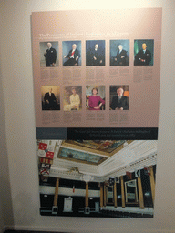 Explanation on the Presidents of Ireland, in the Visitor Centre of Dublin Castle