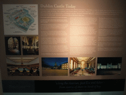 Explanation on Dublin Castle Today, in the Visitor Centre of Dublin Castle