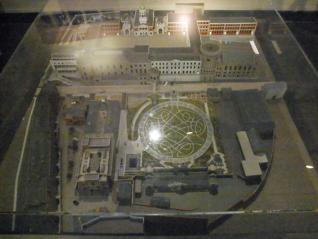 Scale model of Dublin Castle, in the Visitor Centre of Dublin Castle