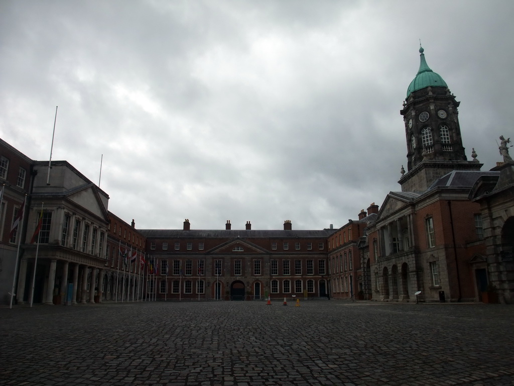 The Upper Yard of Dublin Castle, with the State Apartments and the Bedford Tower