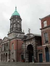 The Bedford Tower and the Entrance from Cork Hill, at the Upper Yard of Dublin Castle