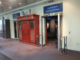 Entrance to the Arts of the Book exhibition at the Chester Beatty Library