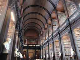 The Long Hall in the Old Library at Trinity College Dublin