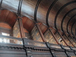 Upper floor and ceiling of the Long Hall in the Old Library at Trinity College Dublin