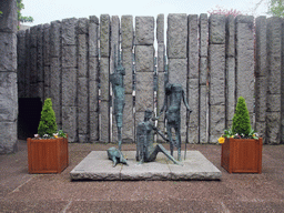 Edward Delaney`s Famine Memorial at St. Stephen`s Green