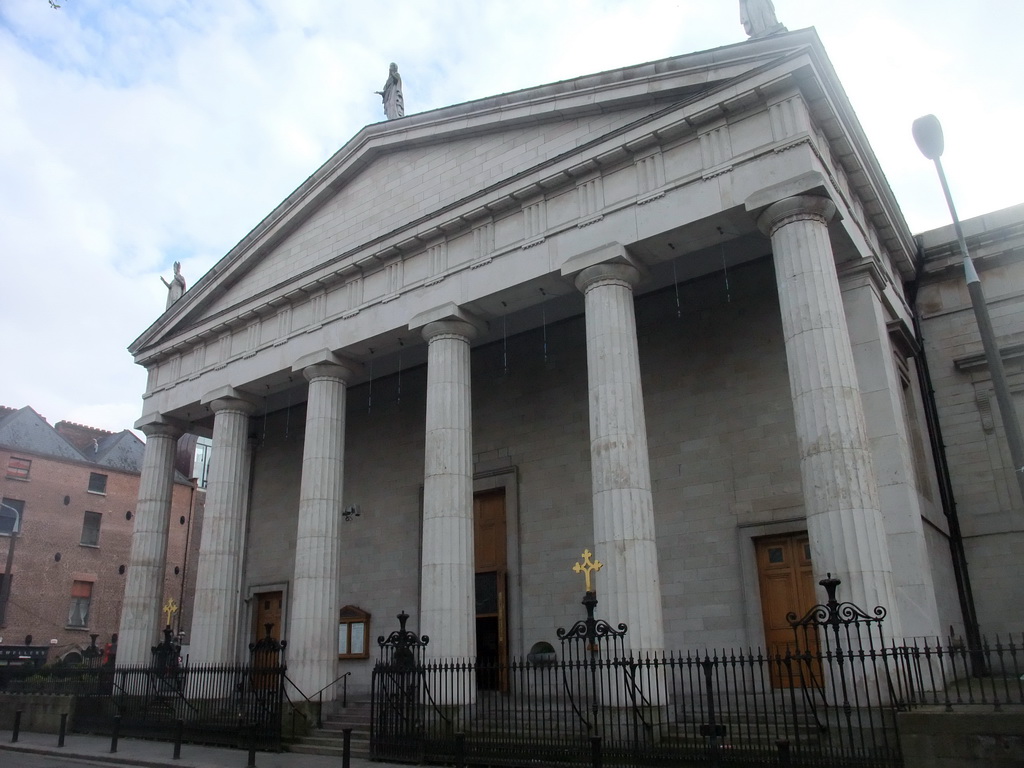 Front of St Mary`s Pro-Cathedral at Marlborough Street