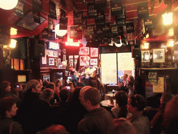 Irish musicians in the Temple Bar