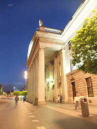 Front of the General Post Office at O`Connell Street, by night