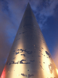 The Spire at O`Connell Street, by night