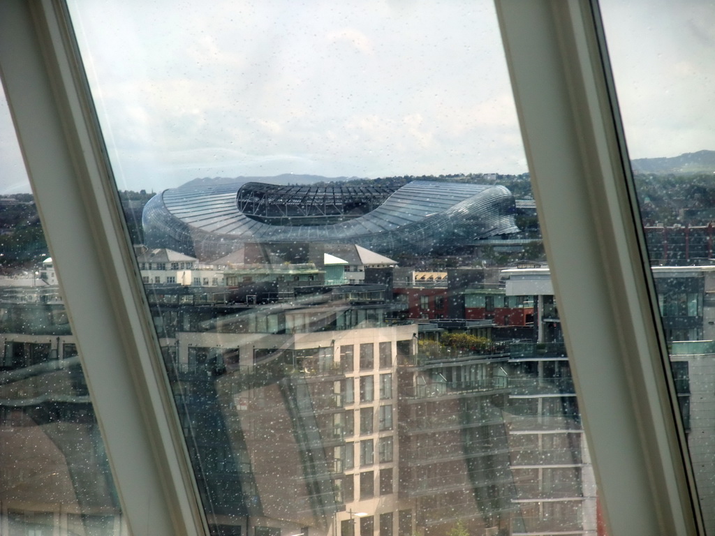 The Aviva Stadium, viewed from the top floor of the Convention Centre Dublin
