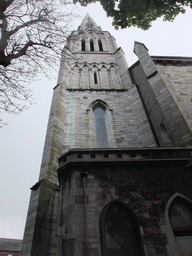The tower of the Saint Laurence O`Toole Church at Seville Place