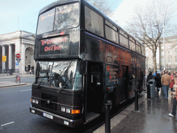 The Gravedigger Ghost Tour bus at College Green