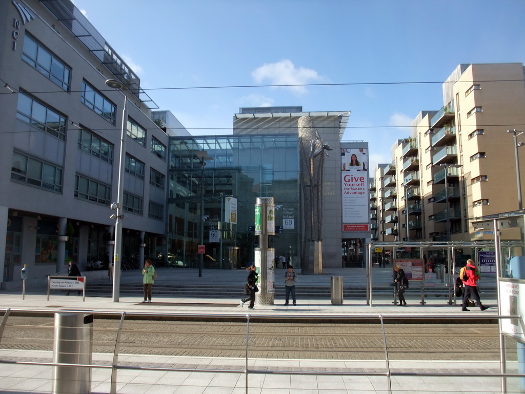 Mayor Square with the National College of Ireland