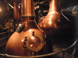 Feints and wash stills at the Old Jameson Distillery