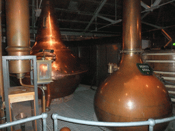 Feints and wash stills at the Old Jameson Distillery