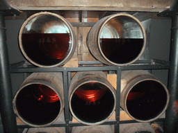 Barrels of whiskey at the Old Jameson Distillery