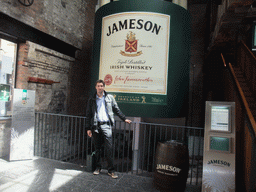 Tim in the Central hall of the Old Jameson Distillery