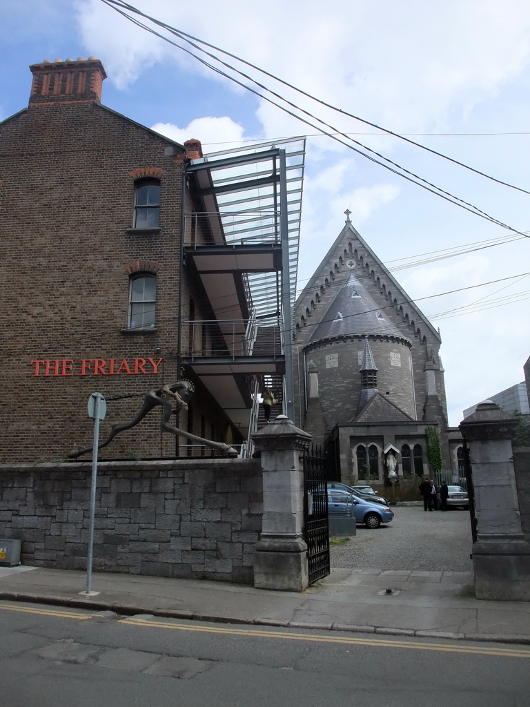 Back side of the St. Mary of the Angels church at Bow Street