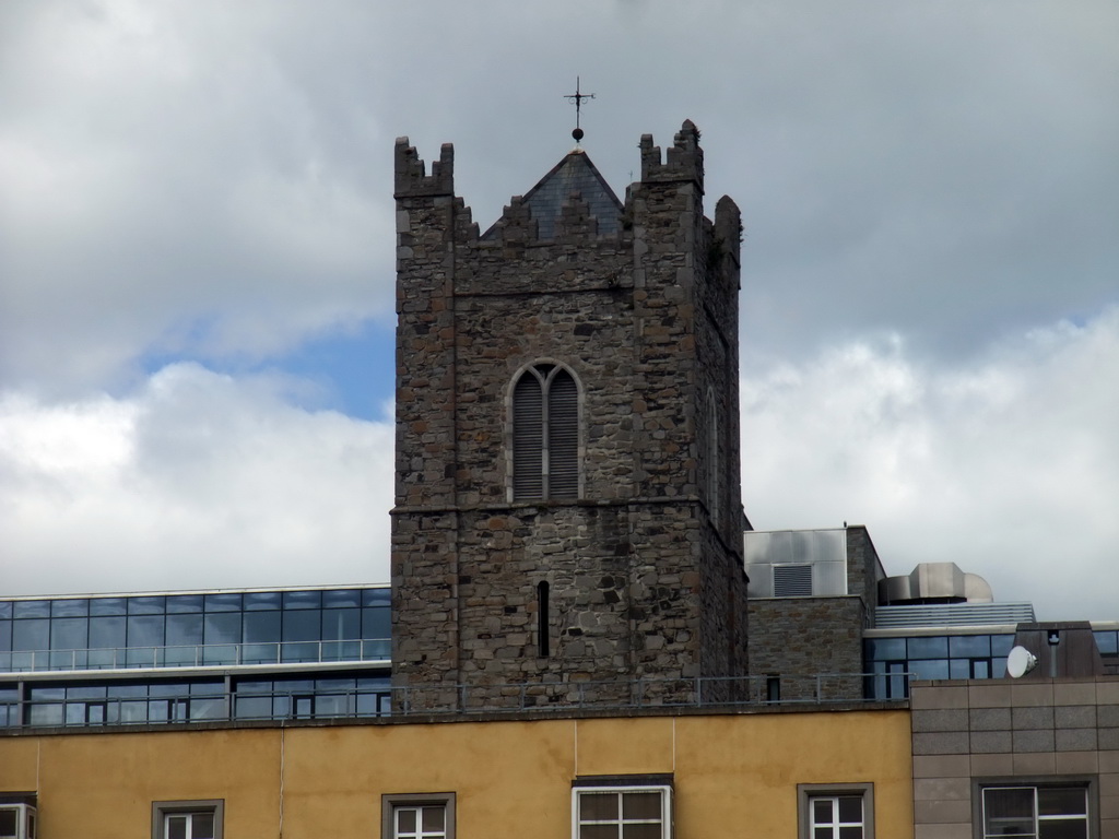 The tower of St. Michan`s Church