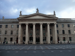 Front of the General Post Office at O`Connell Street