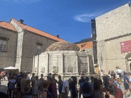 The Large Onofrio Fountain at the west side of the Stradun street