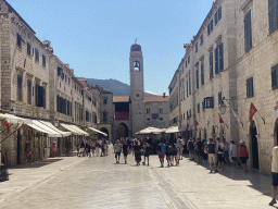 The Stradun street and the Bell Tower