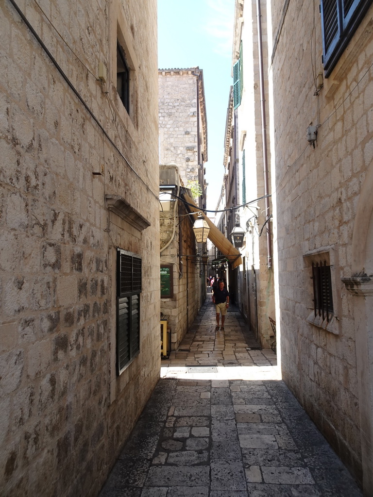 The Ulica Miha Pracata street, viewed from the Stradun street