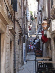 The Dropceva Ulica street, viewed from the Stradun street