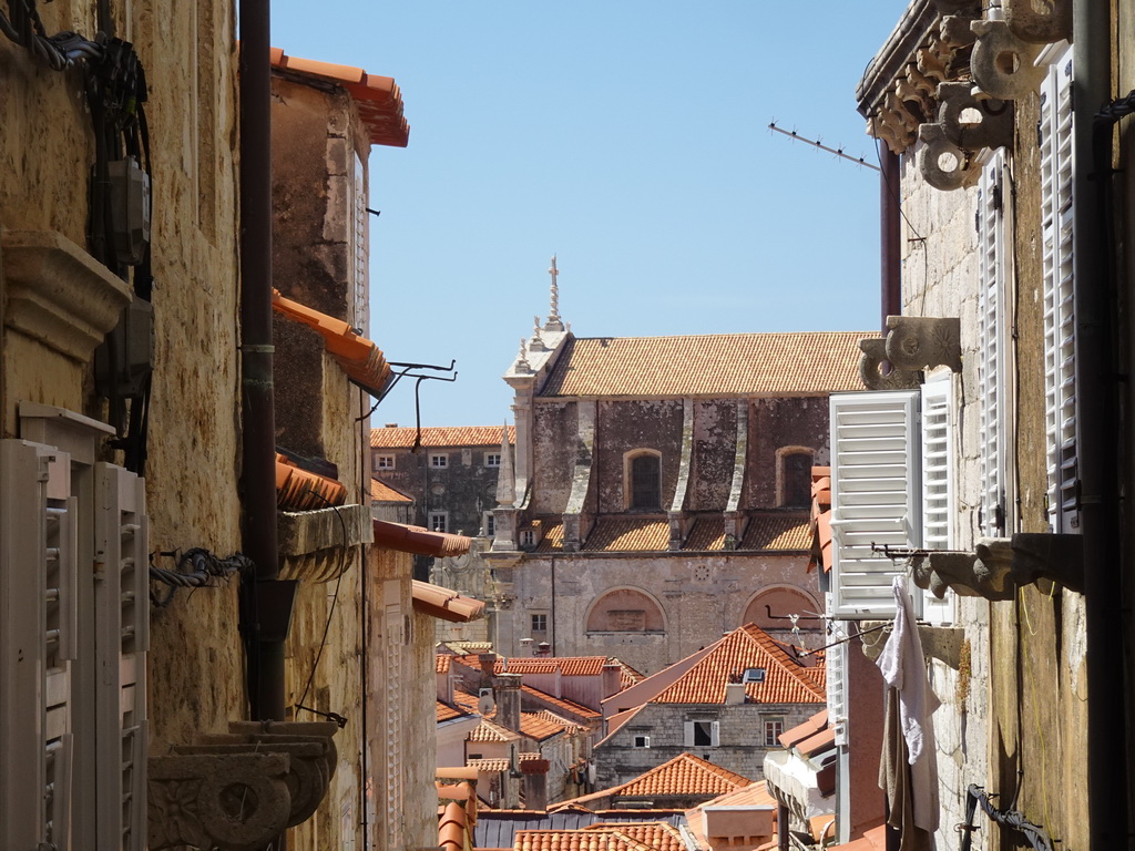 The southwest side of the Church of St. Ignatius, viewed from the Bua Gate at the northern city walls