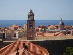 The Dominican Monastery and the Dubrovnik Cathedral, viewed from the lower station of the Dubrovnik Cable Car