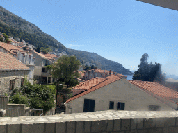 Houses on the northeast side of the city, viewed from the Dubrovnik Cable Car