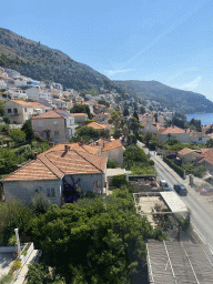 Houses on the northeast side of the city, viewed from the Dubrovnik Cable Car