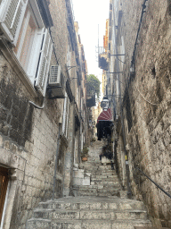 Staircase at the Zamanjina Ulica street, viewed from the Prijecko Ulica street