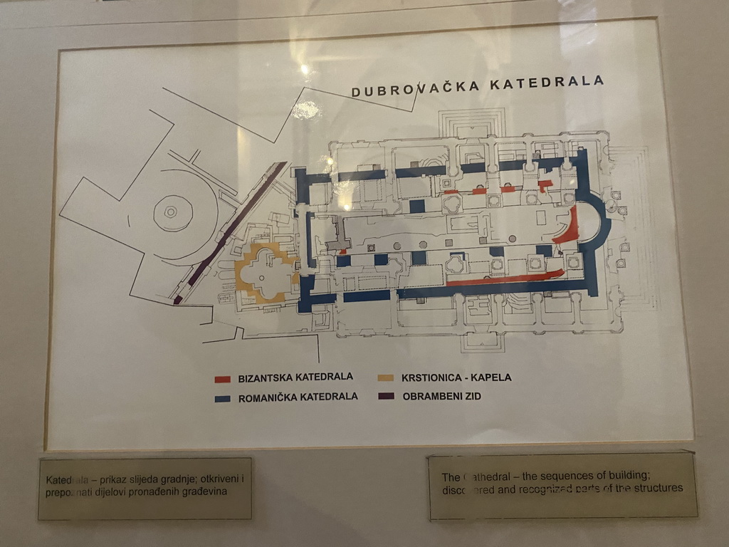 Map of the Dubrovnik Cathedral