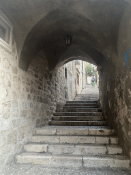 Staircase at the Crijeviceva ulica street, viewed from the Ulica Josipa Jurja Strossmayera street